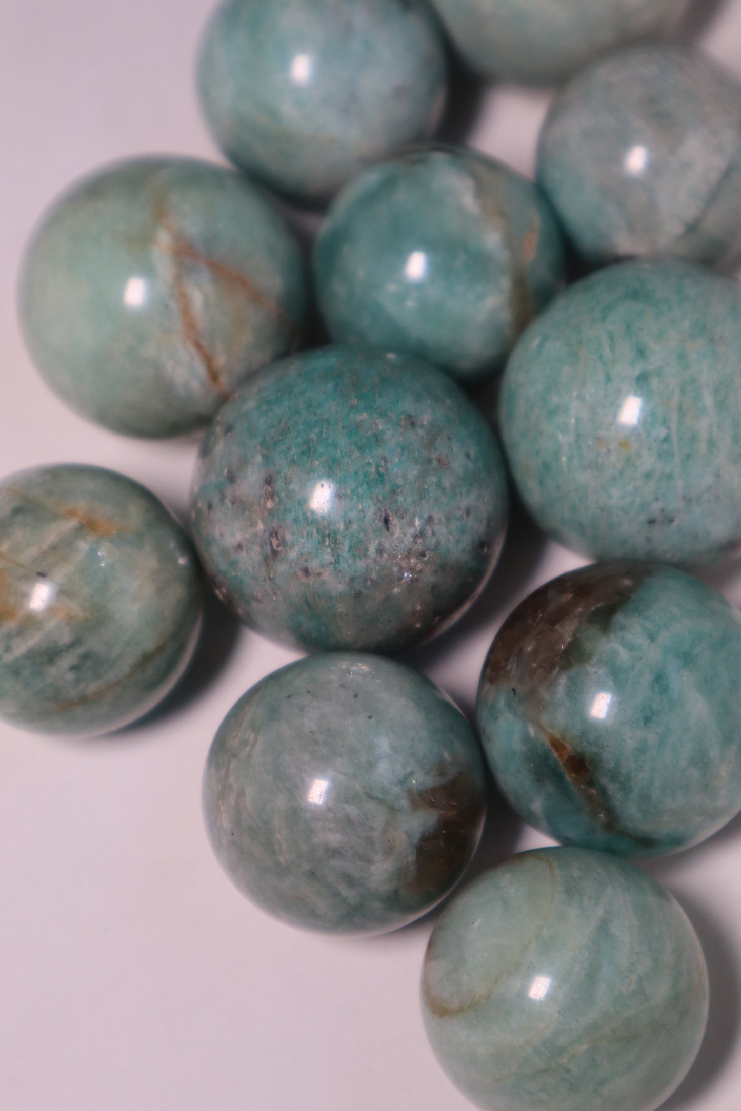 sphère en cristal d'amazonite