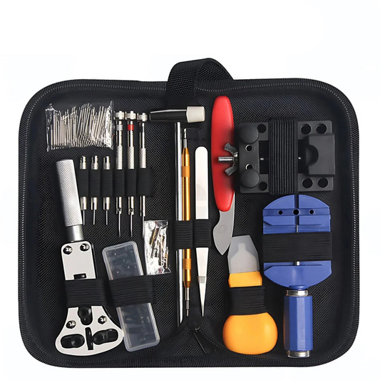 147 PCS Watch Repair Kit Watchmaker Back Case Remover Opener Link Pin Spring Bar