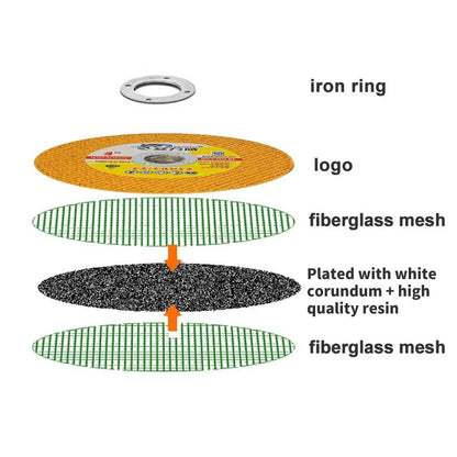 Cut Off Wheels 4 inch Thin Metal (50 pcs) & Stainless SteelCutting Wheel, Professional Fast Cutting Disc
