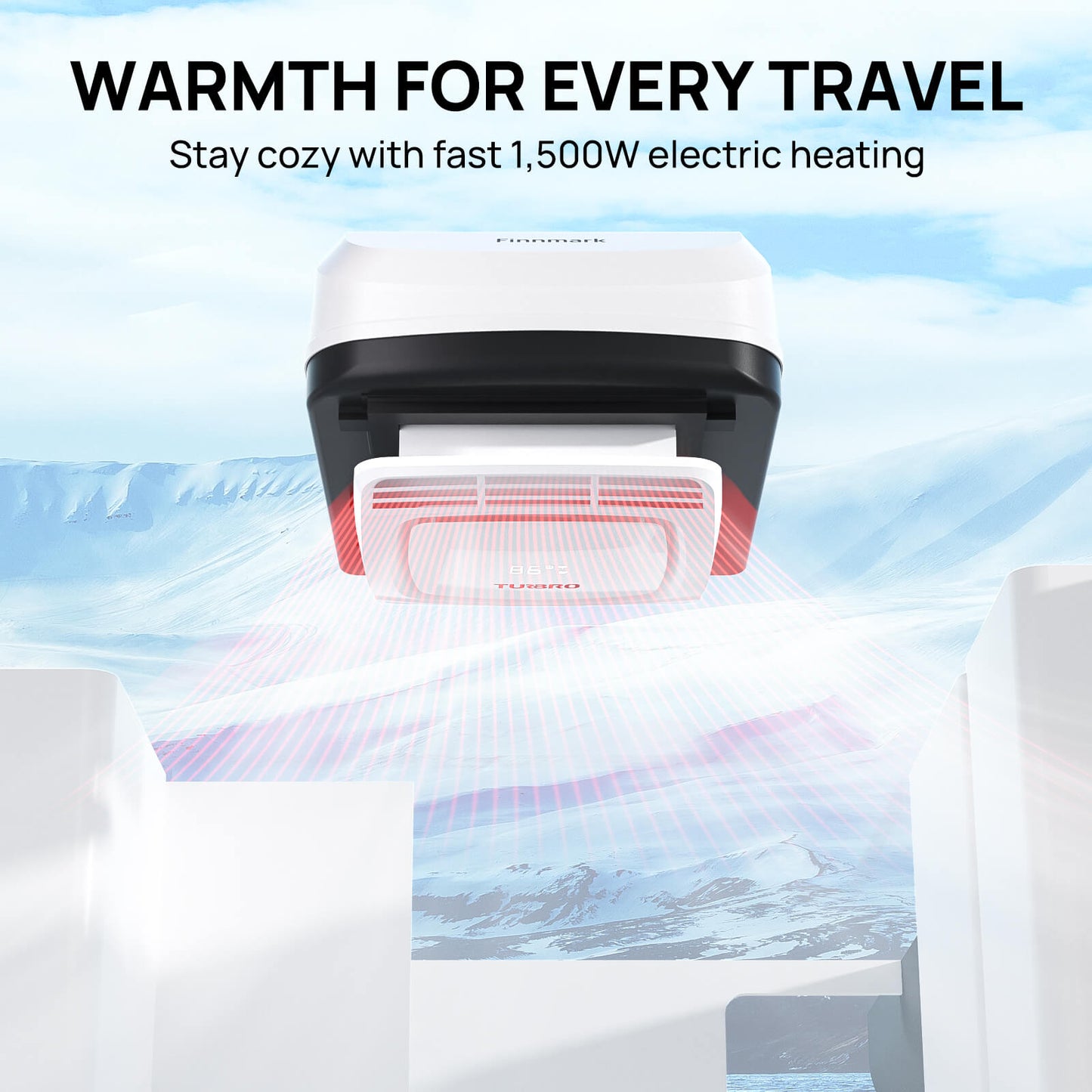 Climatiseur de toit pour camping-car Finnmark 15 000 BTU (R32)
