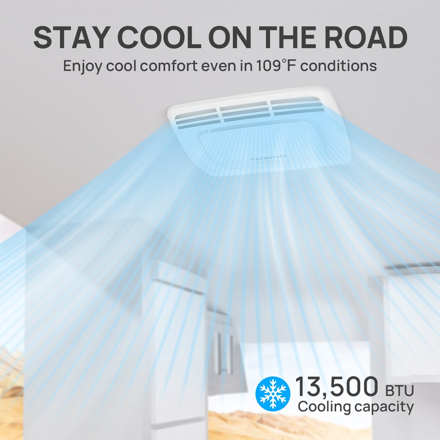 Climatiseur de toit pour VR Greenland 13 500 BTU Inverter (R32)