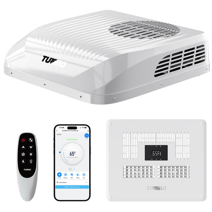 Climatiseur de toit pour camping-car Greenland 9 000 BTU 12 V CC Inverter (R32)