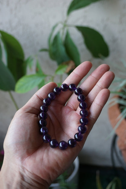 amethyst crystal bracelet