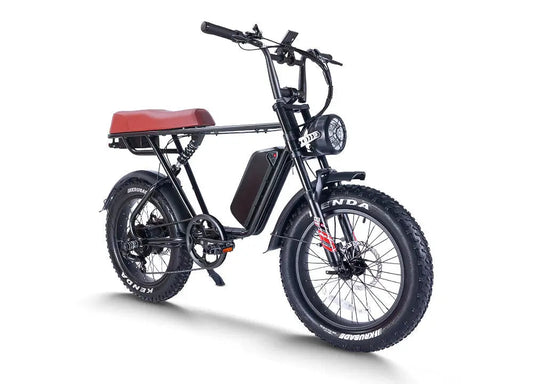 CEMOTO EB66 | Vélo électrique Harley-Like Hi-Tech 750W à double batterie