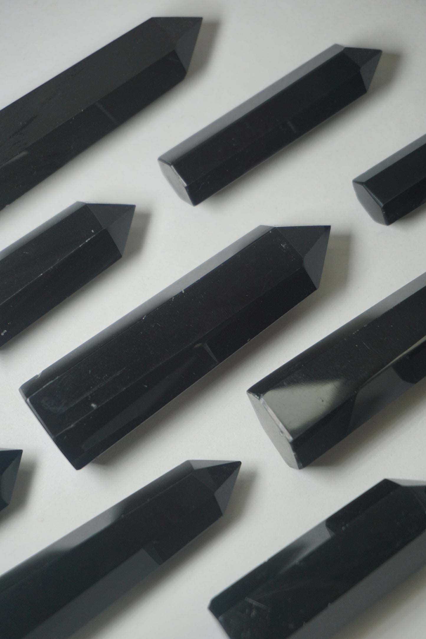 black obsidian crystal tower