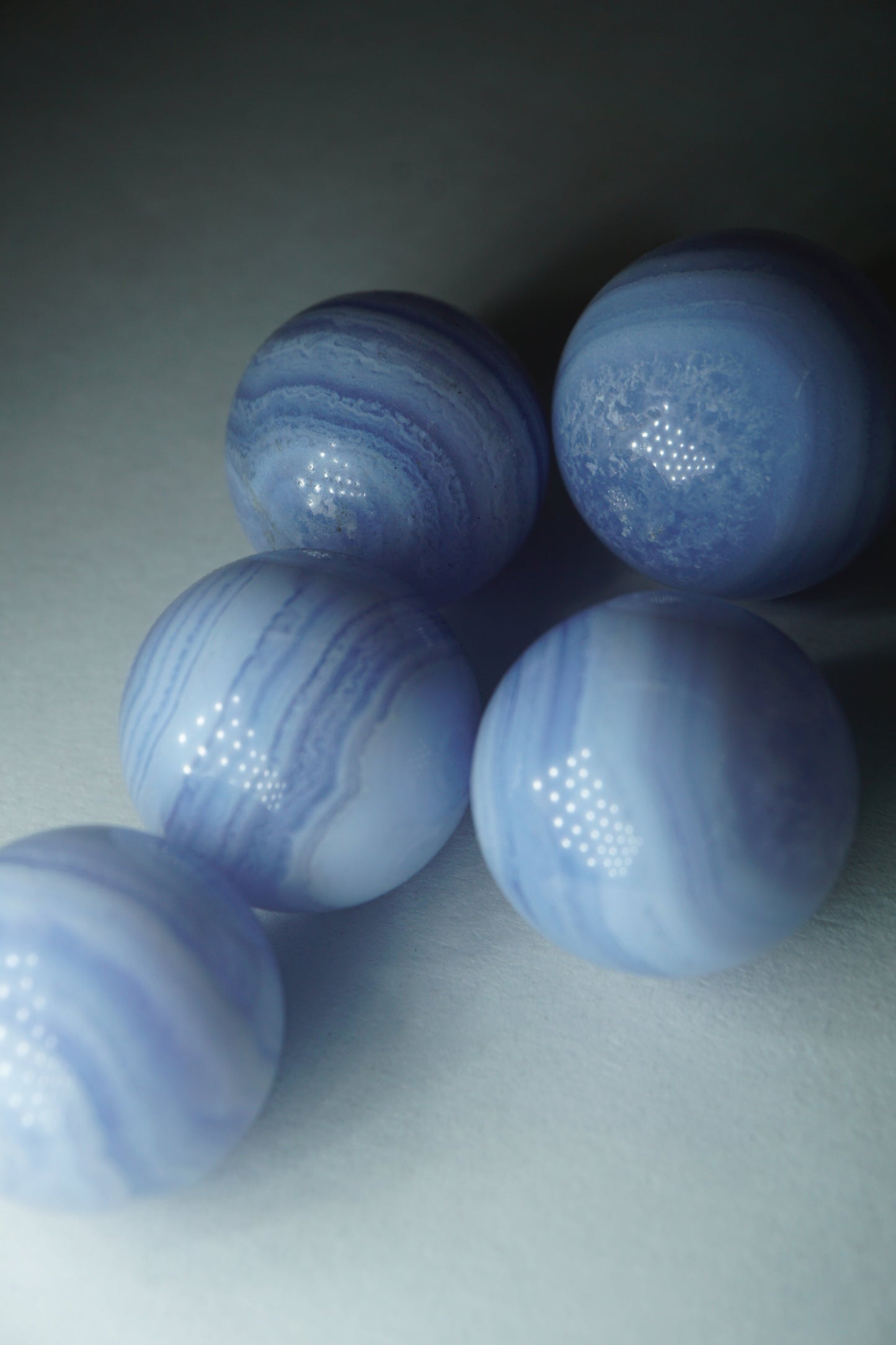blue lace agate crystal sphere