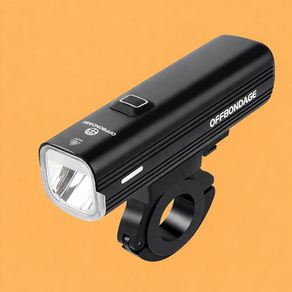 OFFBONDAGE 1000Lumen Bike Headlight USB Rechargeable MTB Road Bicycle Flashlight