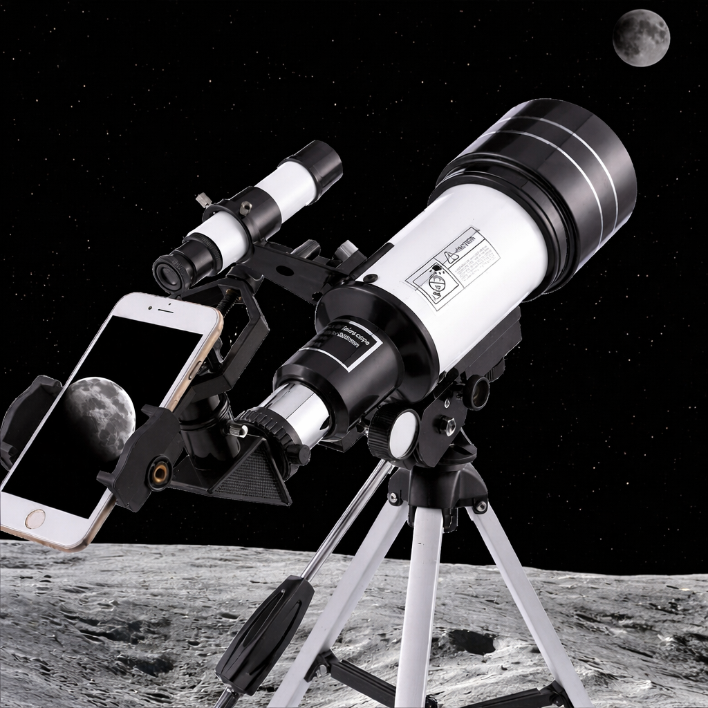 Professional Astronomical Telescope 150X Zoom F30070 HD Moon Viewing Beginner Stargazing