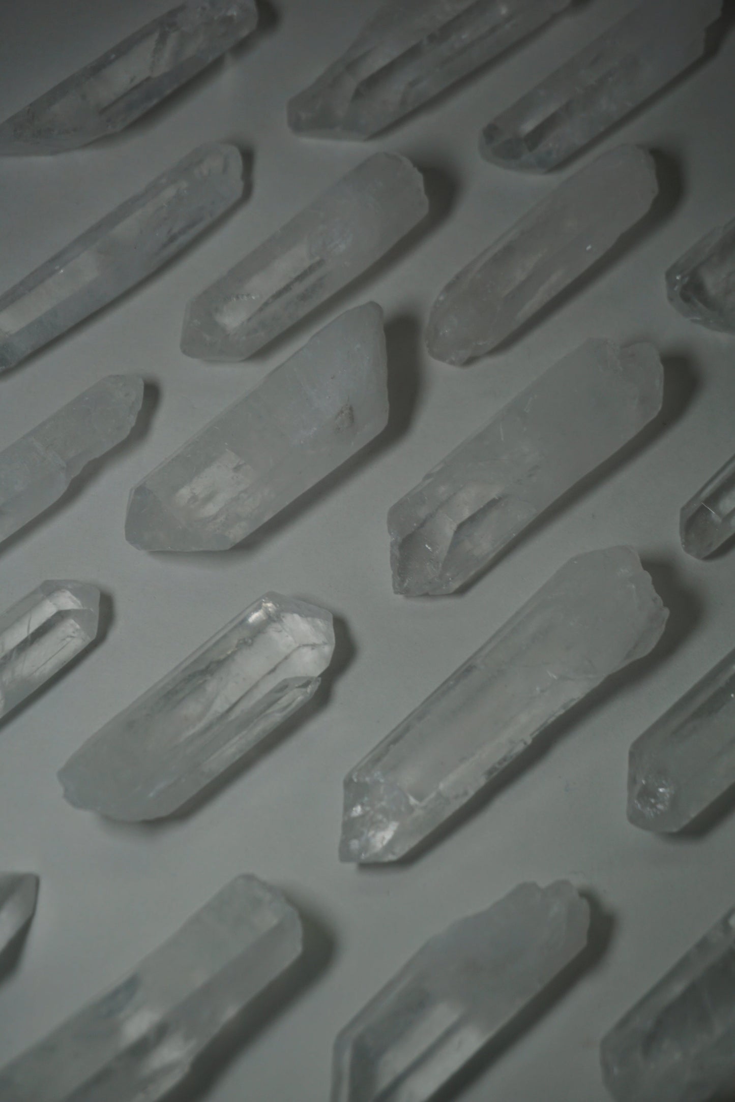 clear quartz crystal seed raw
