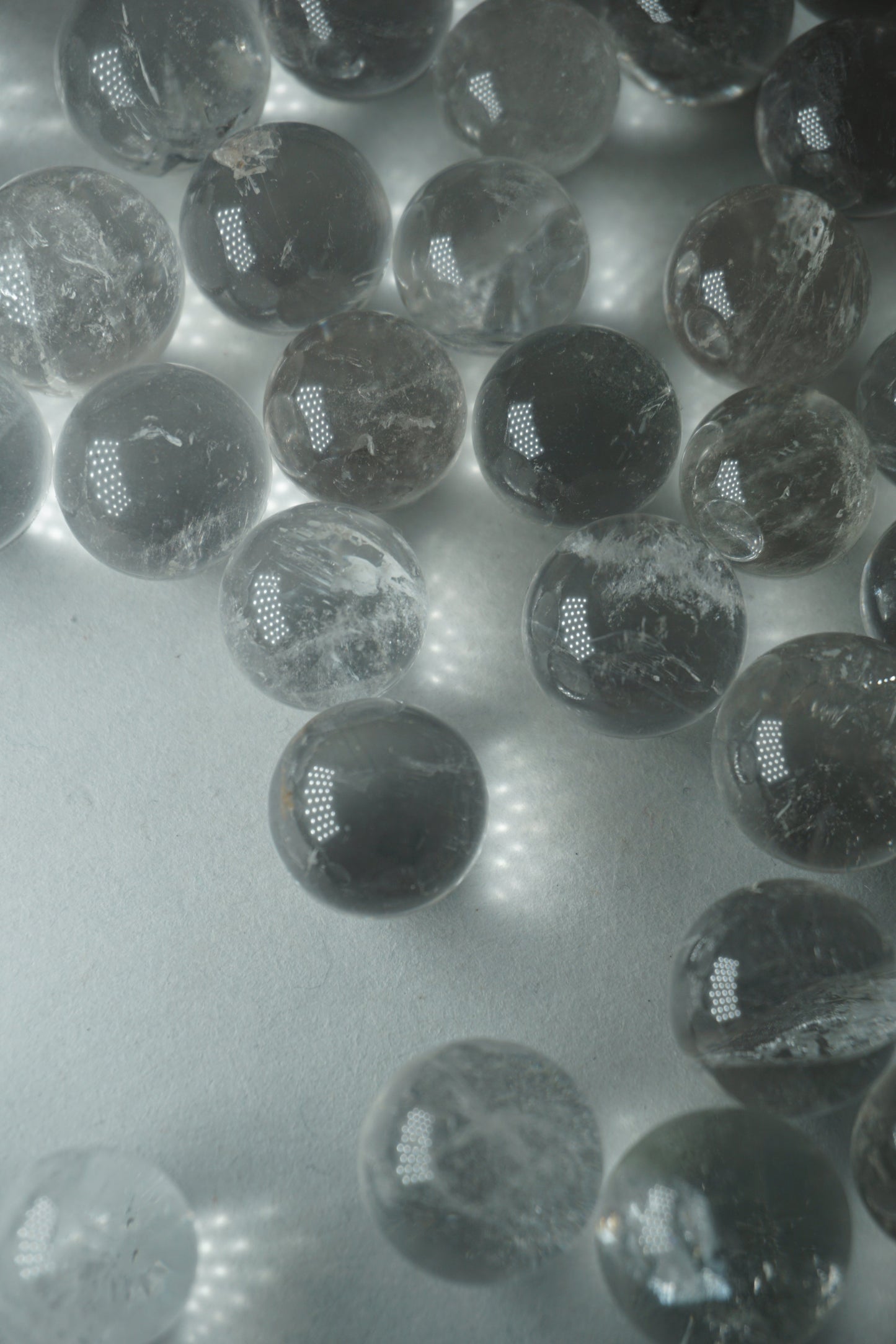 clear quartz crystal sphere