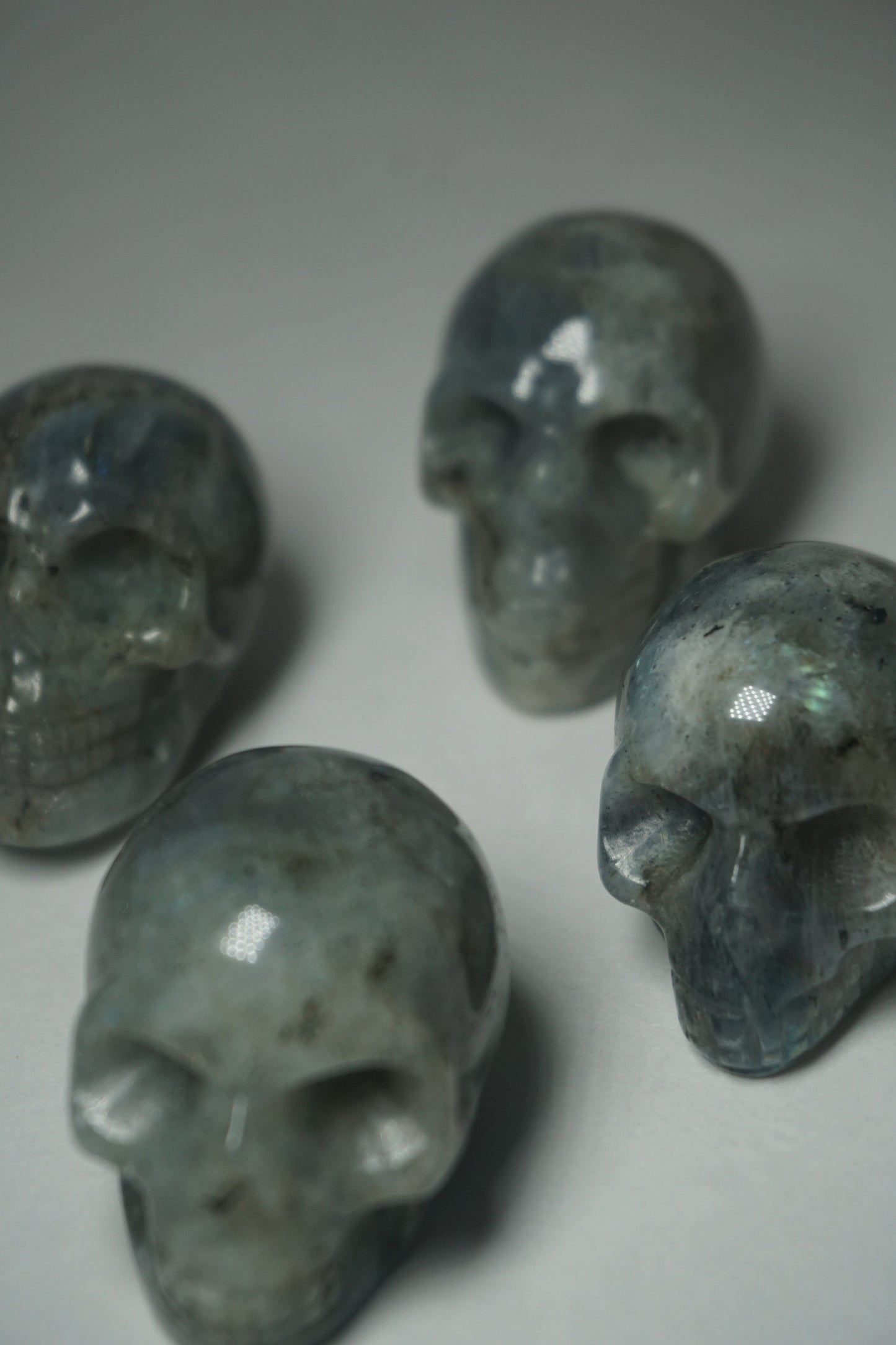 labradorite crystal skull