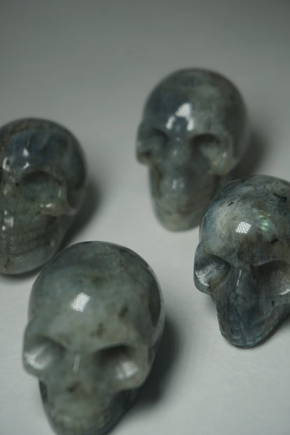 labradorite crystal skull