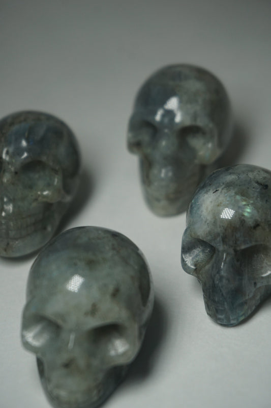 labradorite crystal skull