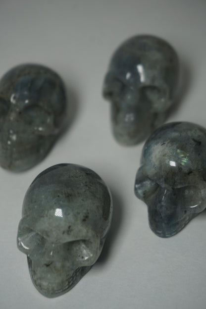 labradorite crystal skull