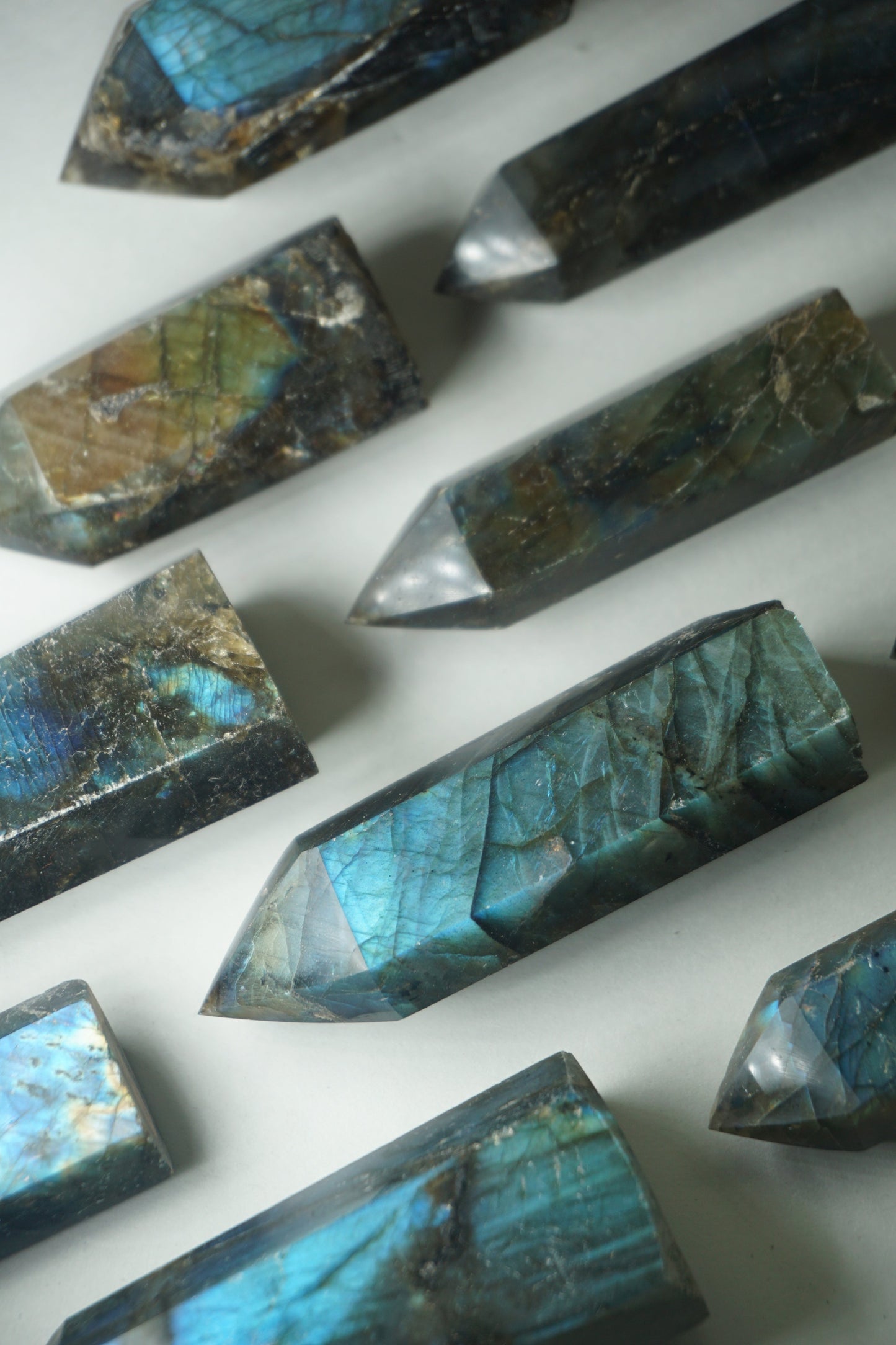 labradorite crystal tower