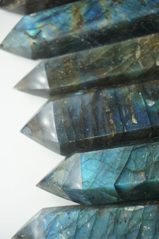 labradorite crystal tower