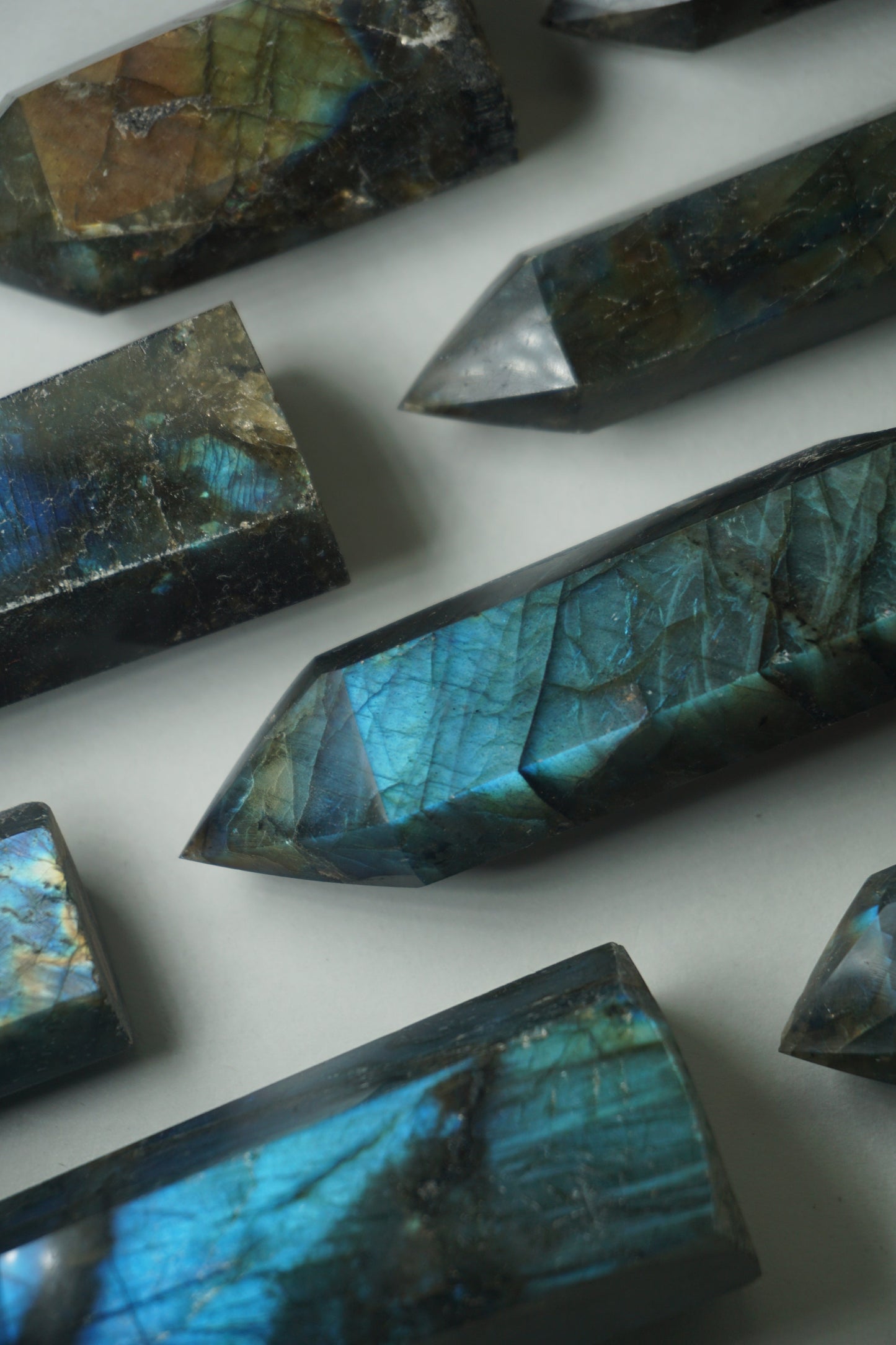 labradorite crystal tower