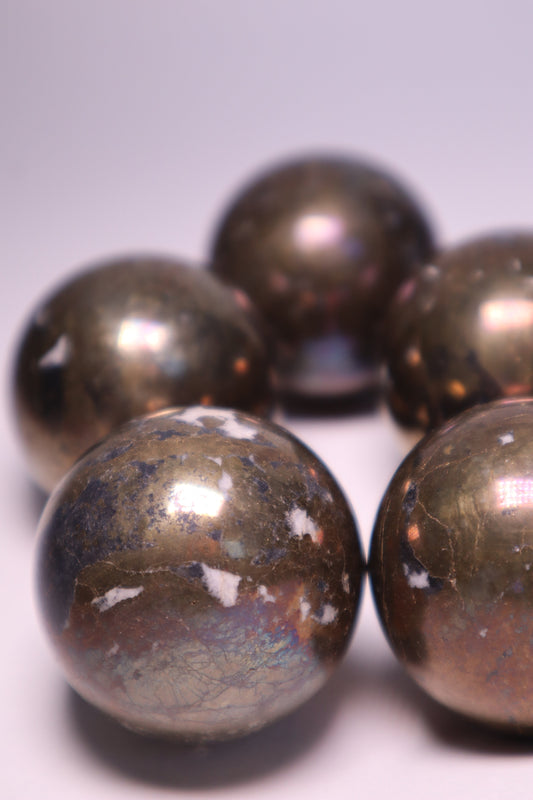 pyrite crystal sphere