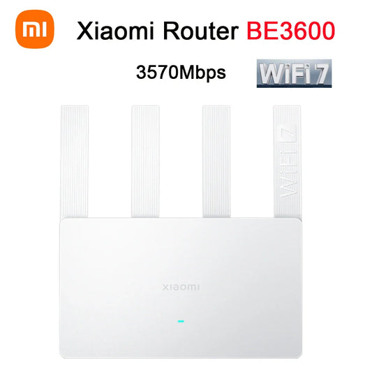 WiFi 7 BE3600 Dual Band Gaming Router 3570Mbps Mesh VPN Dual WAN LAN