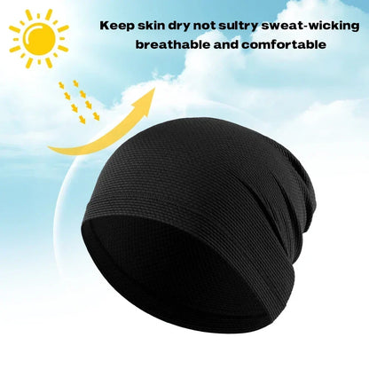 Summer Breathable Cycling Cap Bicycle Hiking Fishing Hats Sport Tennis Elastic Hat Basketball Baseball Fashion Beanies Men Women