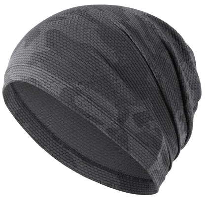 Summer Breathable Cycling Cap Bicycle Hiking Fishing Hats Sport Tennis Elastic Hat Basketball Baseball Fashion Beanies Men Women