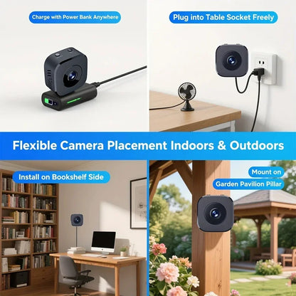 Xiaomi 8K Mini Wireless Security Camera WiFi Night Vision Motion Detection Audio