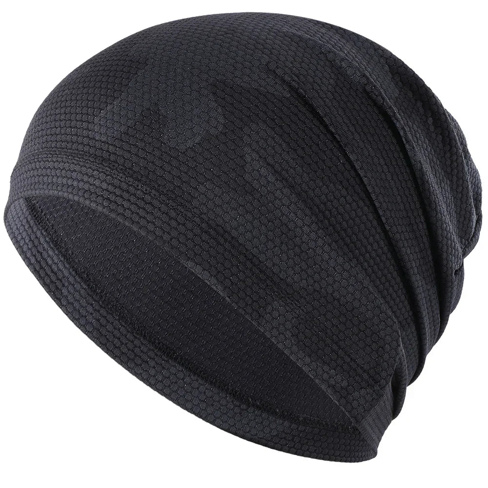 Summer Breathable Cycling Cap Bicycle Hiking Fishing Hats Sport Tennis Elastic Hat Basketball Baseball Fashion Beanies Men Women