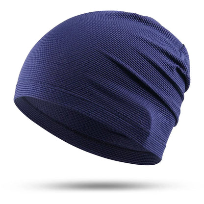 Summer Breathable Cycling Cap Bicycle Hiking Fishing Hats Sport Tennis Elastic Hat Basketball Baseball Fashion Beanies Men Women