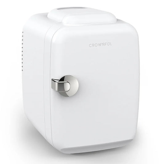 Crownful 4L Mini Fridge Portable Beauty Cooler Warmer Car Home Travel