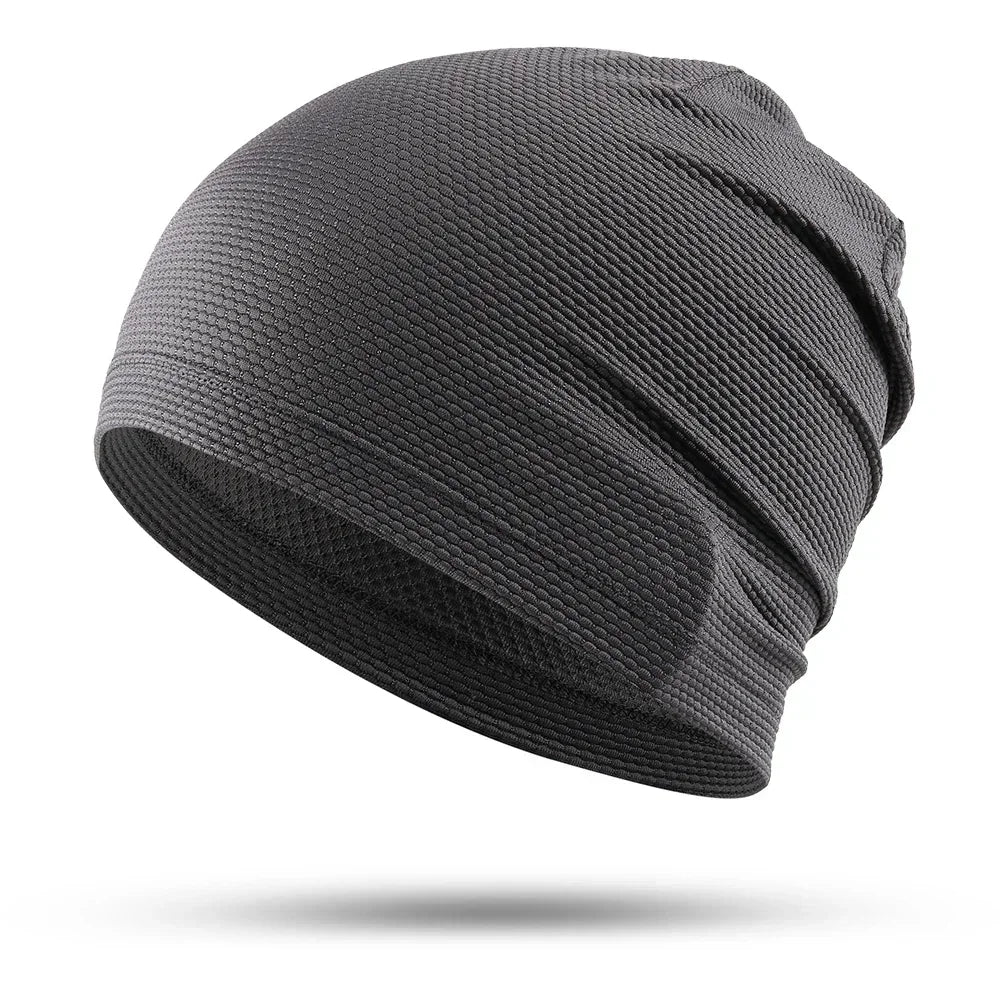Summer Breathable Cycling Cap Bicycle Hiking Fishing Hats Sport Tennis Elastic Hat Basketball Baseball Fashion Beanies Men Women