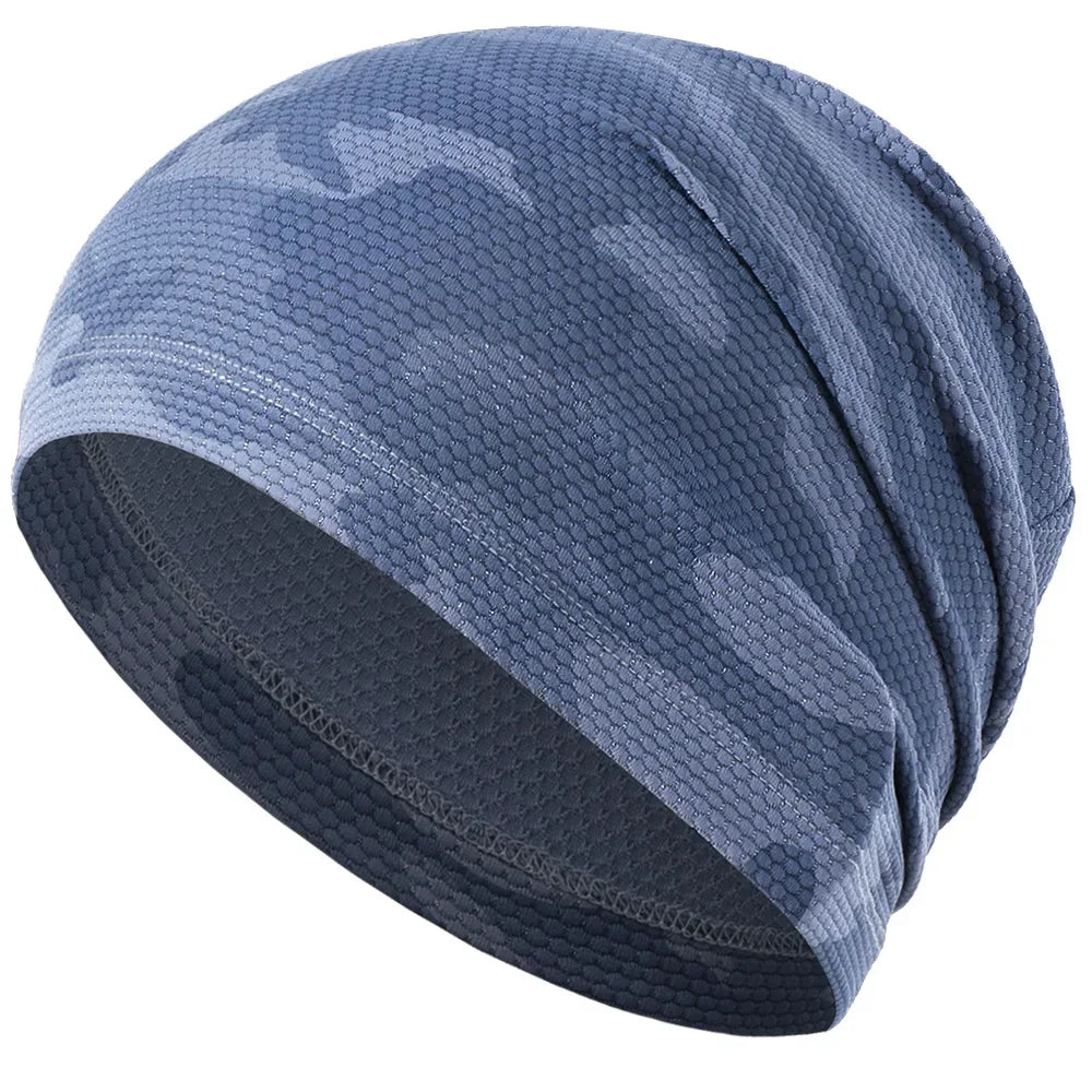 Summer Breathable Cycling Cap Bicycle Hiking Fishing Hats Sport Tennis Elastic Hat Basketball Baseball Fashion Beanies Men Women