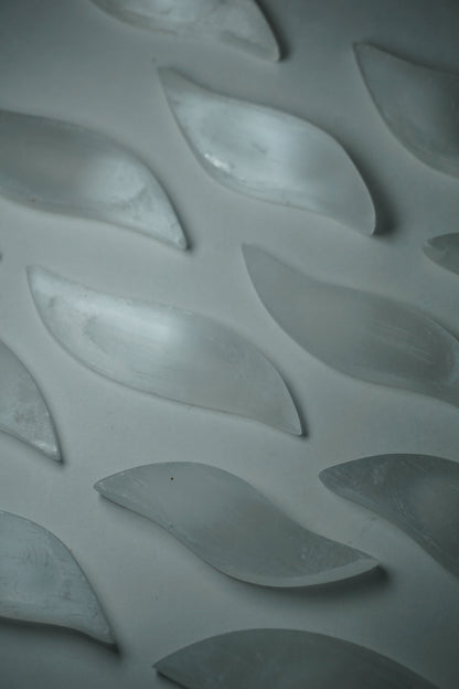 selenite | satin spar crystal stand