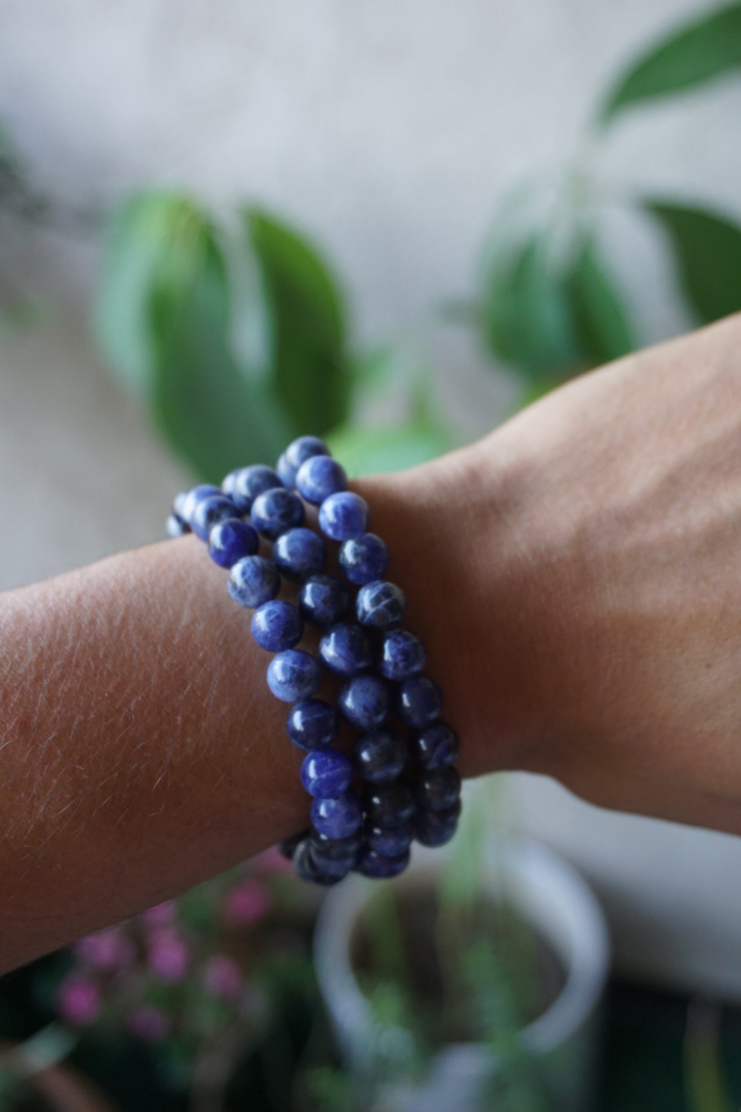 sodalite crystal bracelet
