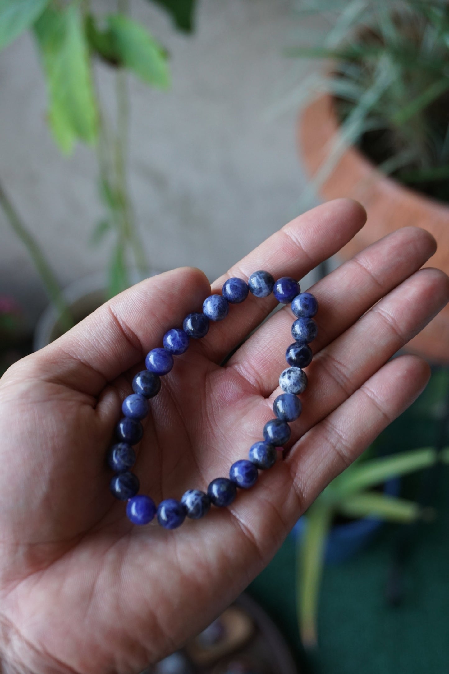 sodalite crystal bracelet