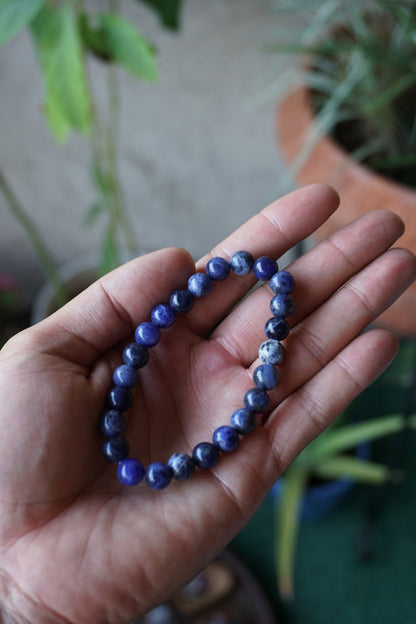 sodalite crystal bracelet