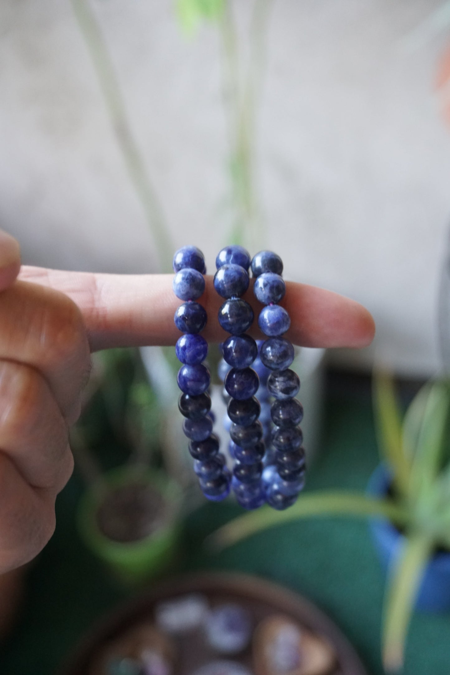 sodalite crystal bracelet