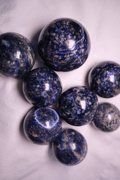 sodalite crystal sphere