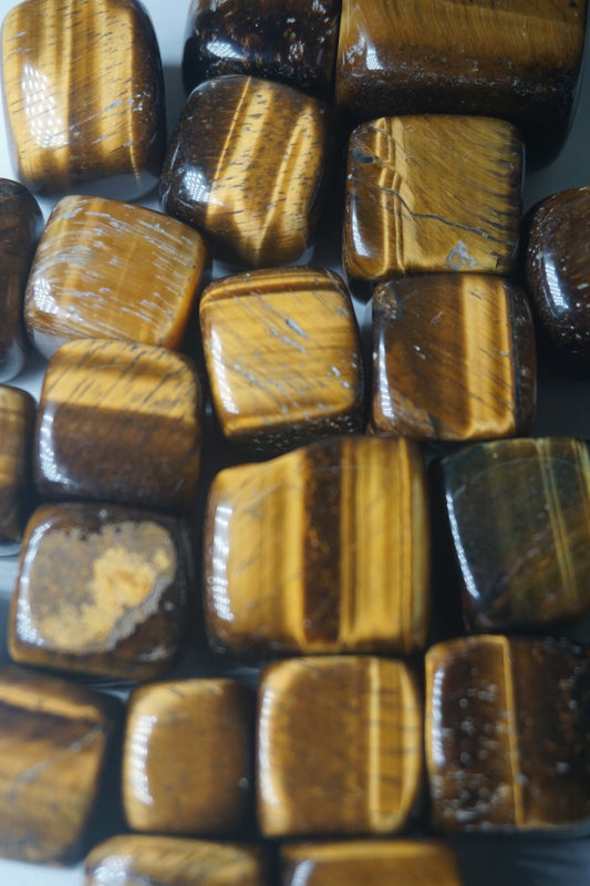 tigers eye crystal cube