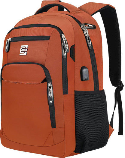 Slim Anti Theft Laptop Backpack 15.6 Inch USB Charging Travel Bag