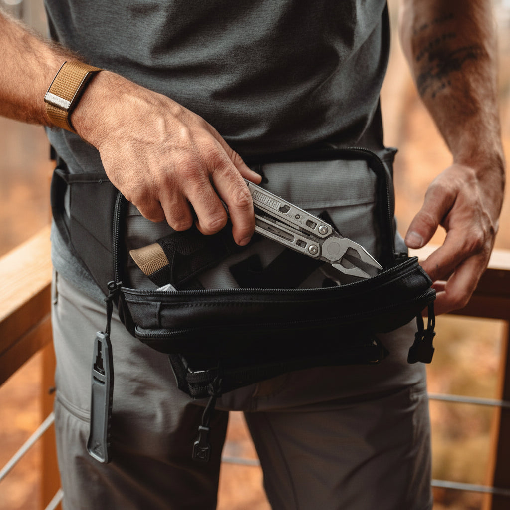 Vertx SOCP Fanny Pack - Quick Draw CCW Carry - Hands-Free Phone Navigation
